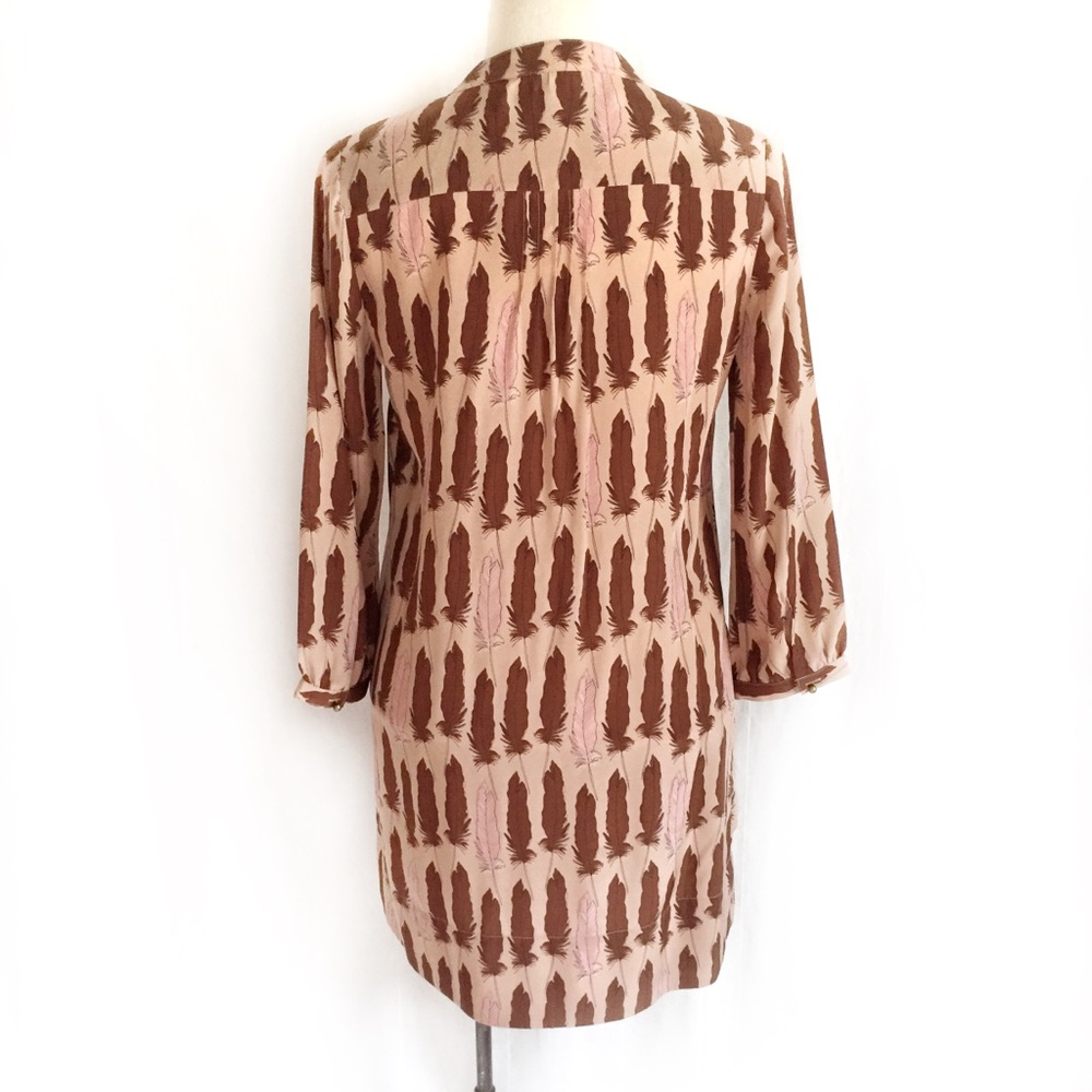 Fossil ‘Riley’ Feather Print Tunic - Picture 5 of 8